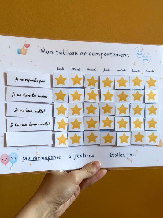 Tableau de comportement