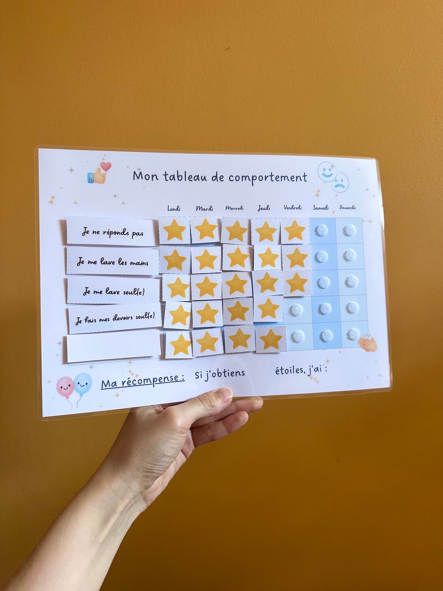 Tableau de comportement