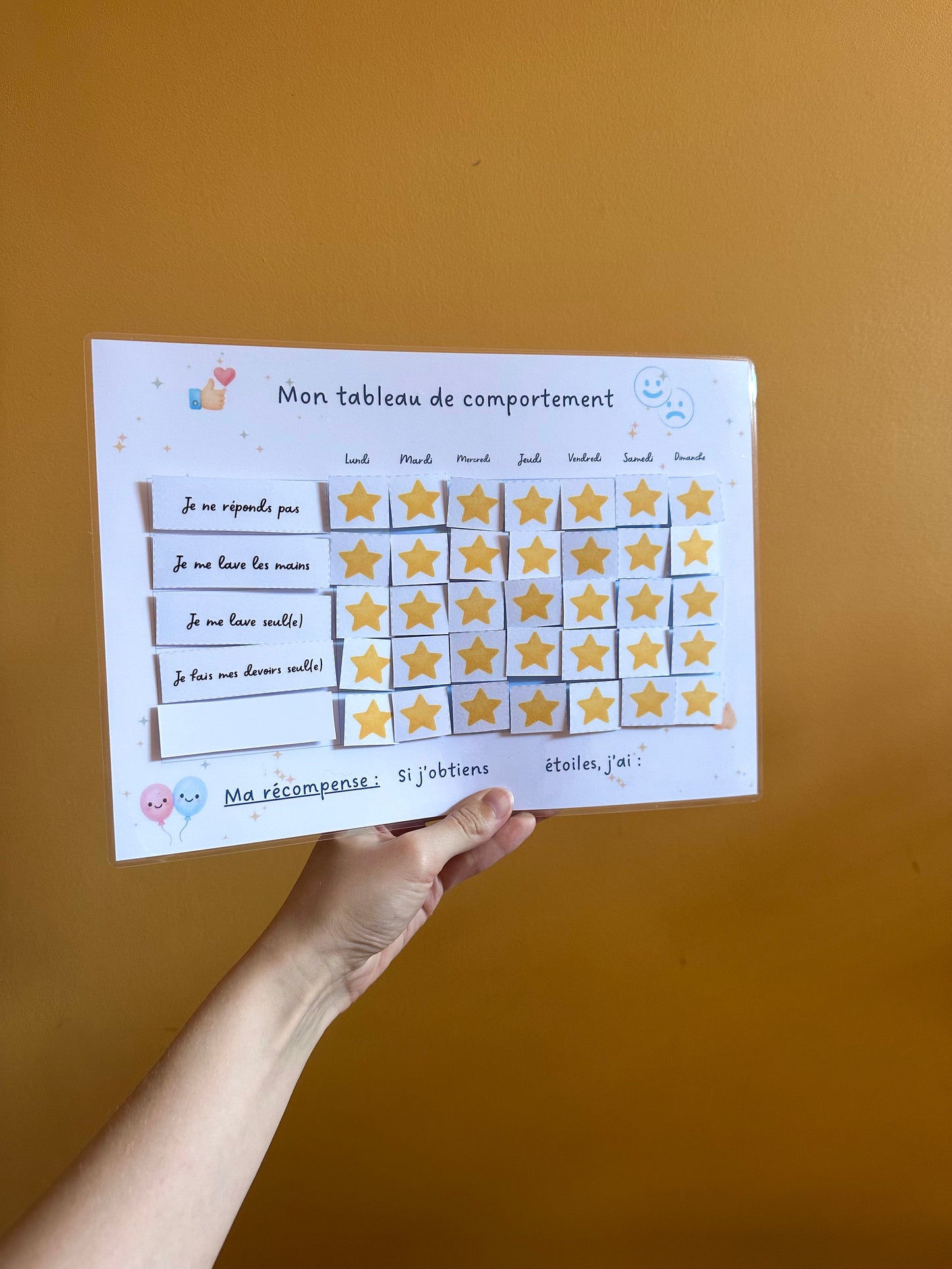 Tableau de comportement